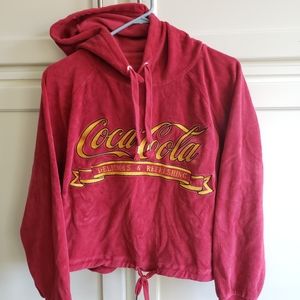 Coca-Cola red pullover hoodie kids XL 15-17